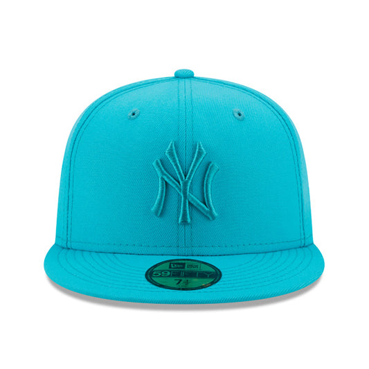 New York Yankees New Era AQUA BLUE Fitted 59Fifty MLB Hat
