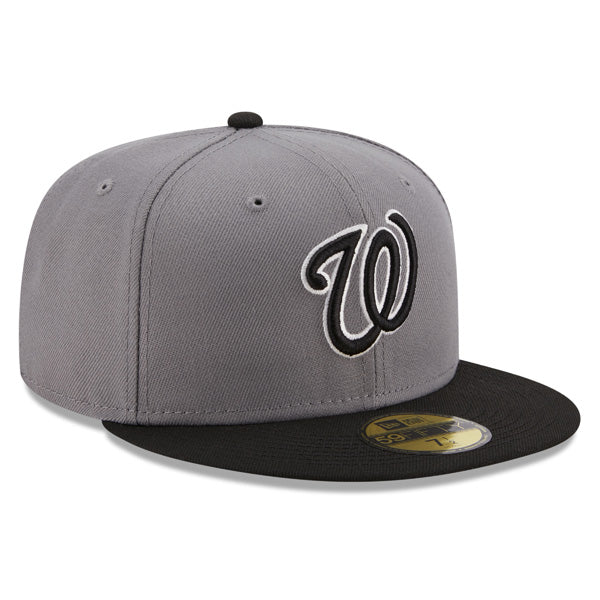 Washington Nationals New Era STORM GRAY Fitted 59Fifty MLB Hat