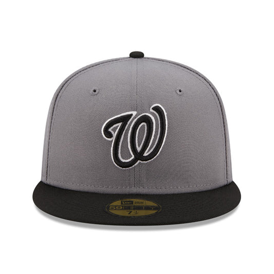 Washington Nationals New Era STORM GRAY Fitted 59Fifty MLB Hat