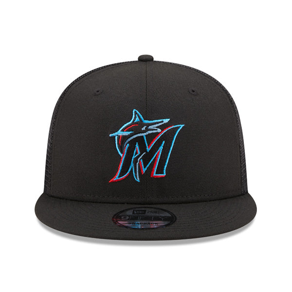 Miami Marlins New Era MLB CLASSIC TRUCKER 9Fifty Snapback Mesh Hat