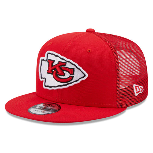 Kansas City Chiefs New Era NFL CLASSIC TRUCKER 9Fifty Snapback Mesh Hat