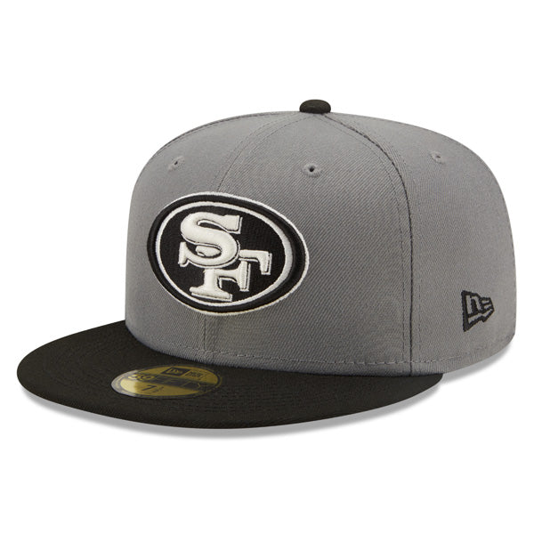 San Francisco 49ers New Era STORM GRAY Fitted 59Fifty NFL Hat