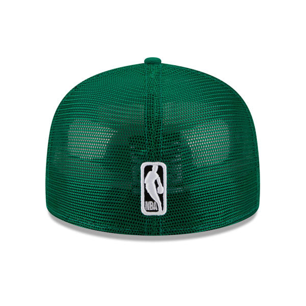 Boston Celtics New Era NBA CLASSIC TRUCKER 59FIFTY Fitted Mesh Hat – Green