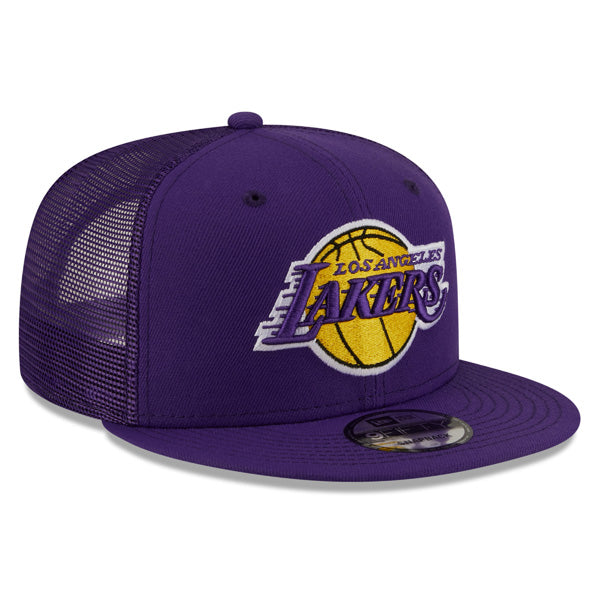 Los Angeles Lakers New Era NBA CLASSIC TRUCKER 9Fifty Snapback Mesh Hat