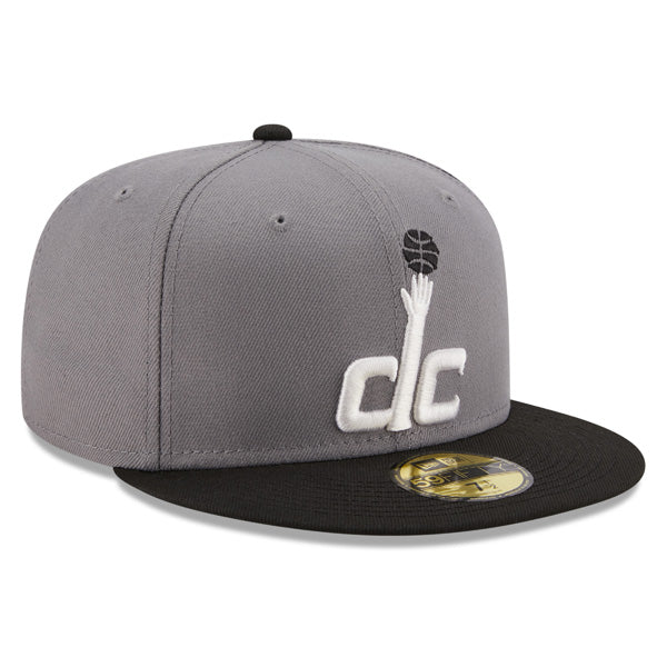 Washington Wizards New Era STORM GRAY Fitted 59Fifty NBA Hat