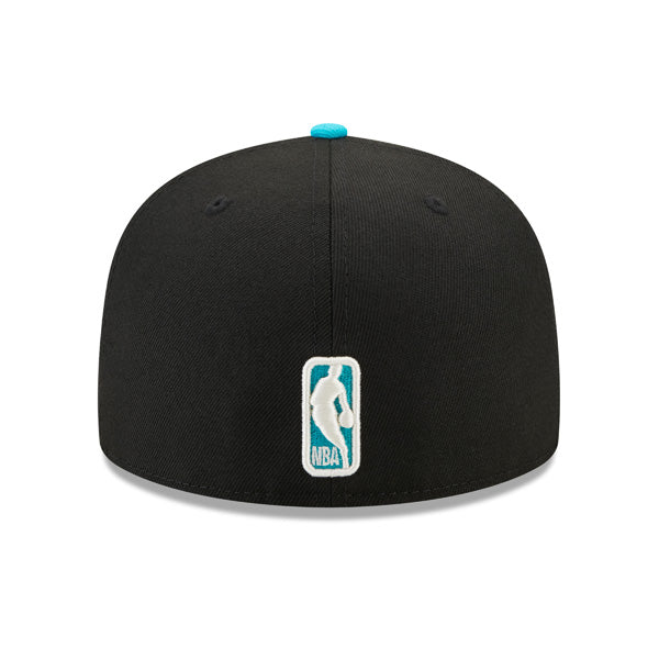 Los Angeles Lakers New Era AQUA BLUE HOOK Fitted 59Fifty NBA Hat