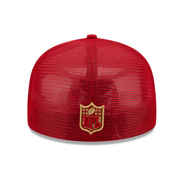 San Francisco 49ers New Era NFL CLASSIC TRUCKER 59FIFTY Fitted Mesh Hat – Scarlet