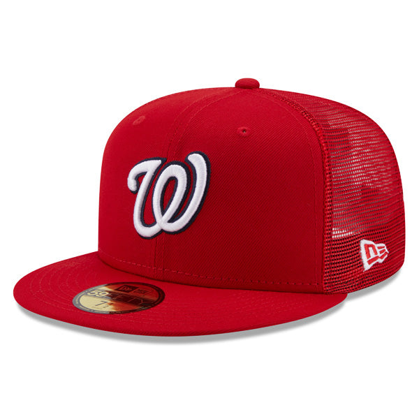 Washington Nationals New Era MLB CLASSIC TRUCKER 59FIFTY Fitted Mesh Hat