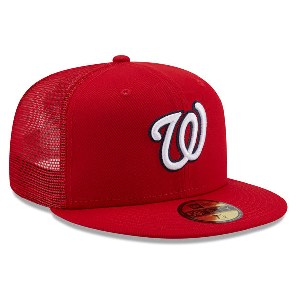 Washington Nationals New Era MLB CLASSIC TRUCKER 59FIFTY Fitted Mesh Hat