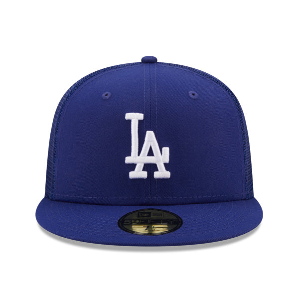 Los Angeles Dodgers New Era MLB CLASSIC TRUCKER 59FIFTY Fitted Mesh Hat – Royal