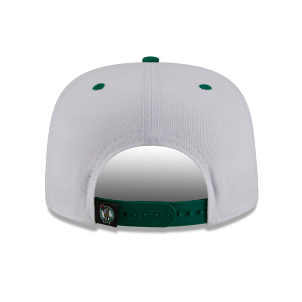 Boston Celtics New Era TEAM RETRO 9Fifty Snapback NBA Hat - White/Green