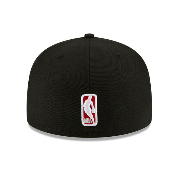 Chicago Bulls New Era LOCAL Fitted 59Fifty NBA Hat - Black/Red