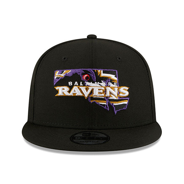 Baltimore Ravens New Era LOCAL 9Fifty Snapback NFL Hat - Black