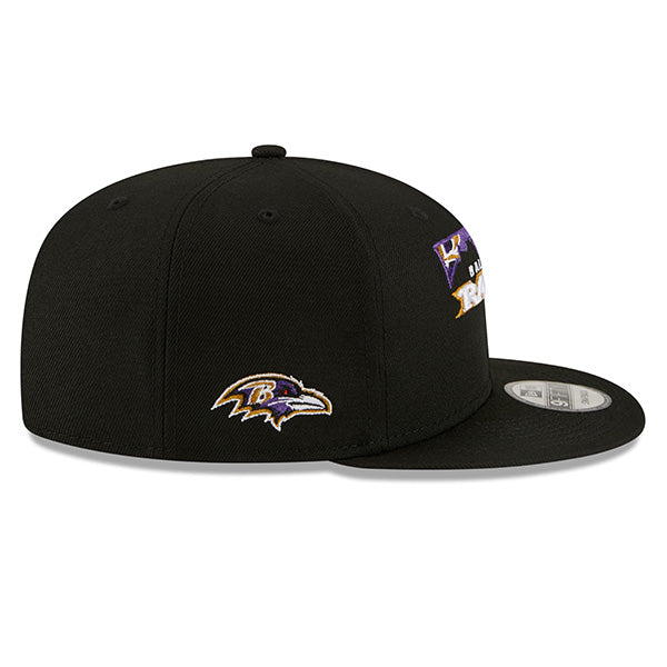 Baltimore Ravens New Era LOCAL 9Fifty Snapback NFL Hat - Black