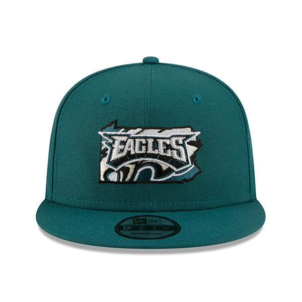 Philadelphia Eagles New Era LOCAL 9Fifty Snapback NFL Hat - Green