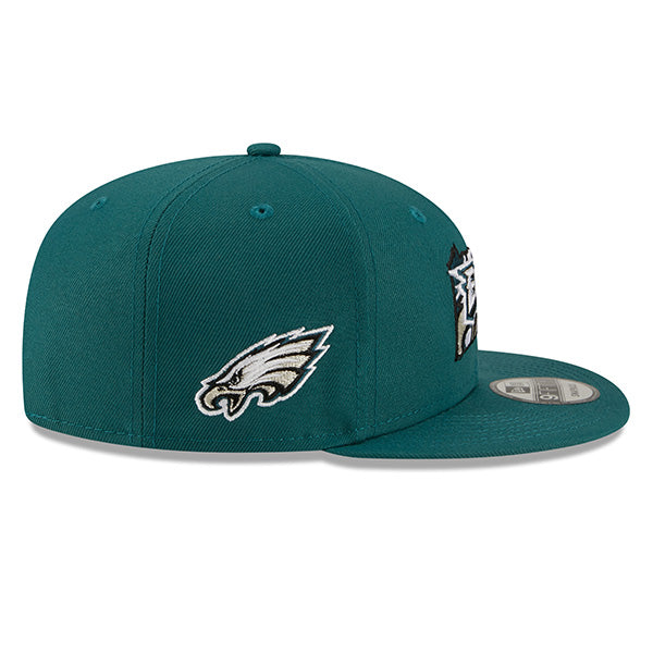 Philadelphia Eagles New Era LOCAL 9Fifty Snapback NFL Hat - Green