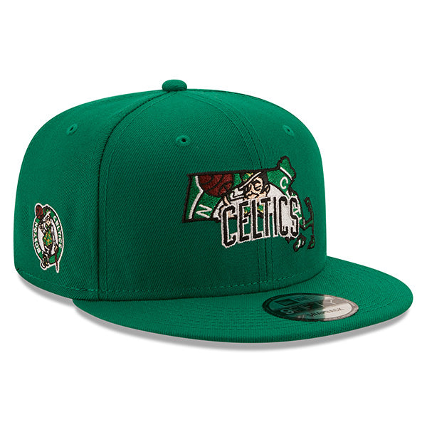 Boston Celtics New Era LOCAL 9Fifty Snapback NBA Hat - Green