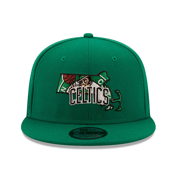 Boston Celtics New Era LOCAL 9Fifty Snapback NBA Hat - Green