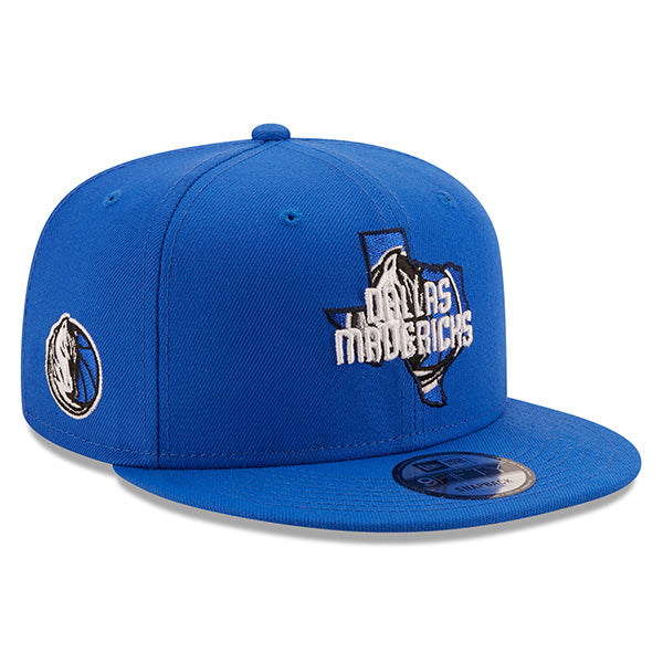 Dallas Mavericks New Era LOCAL 9Fifty Snapback NBA Hat - Blue