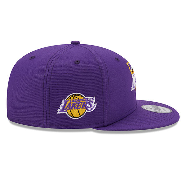 Los Angeles Lakers New Era LOCAL 9Fifty Snapback NBA Hat - Purple