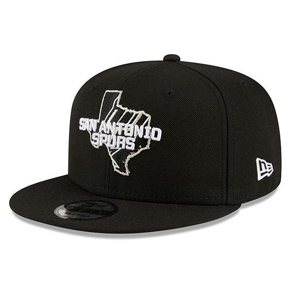 San Antonio Spurs New Era LOCAL 9Fifty Snapback NBA Hat - Black