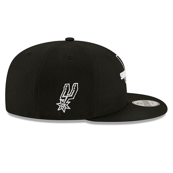 San Antonio Spurs New Era LOCAL 9Fifty Snapback NBA Hat - Black