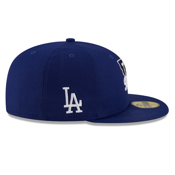 Los Angles Dodgers New Era LOCAL Fitted 59Fifty MLB Hat - Royal