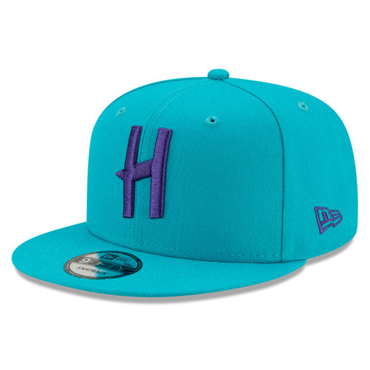 Charlotte Hornets New Era LIGATURE 9Fifty Snapback Adjustable NBA Hat - Teal/Purple