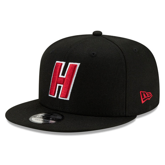 Miami Heat New Era LIGATURE 9Fifty Snapback Adjustable NBA Hat - Black/Red