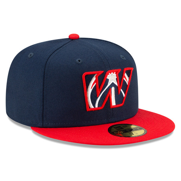Washington Wizards New Era 2021 NBA Draft On-Stage 59FIFTY Fitted Hat - Navy/Red