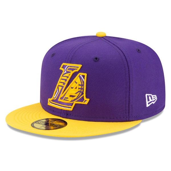 Los Angeles Lakers New Era 2021 NBA Draft On-Stage 59FIFTY Fitted Hat - Purple/Yellow