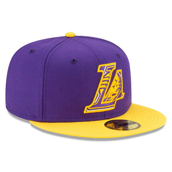 Los Angeles Lakers New Era 2021 NBA Draft On-Stage 59FIFTY Fitted Hat - Purple/Yellow