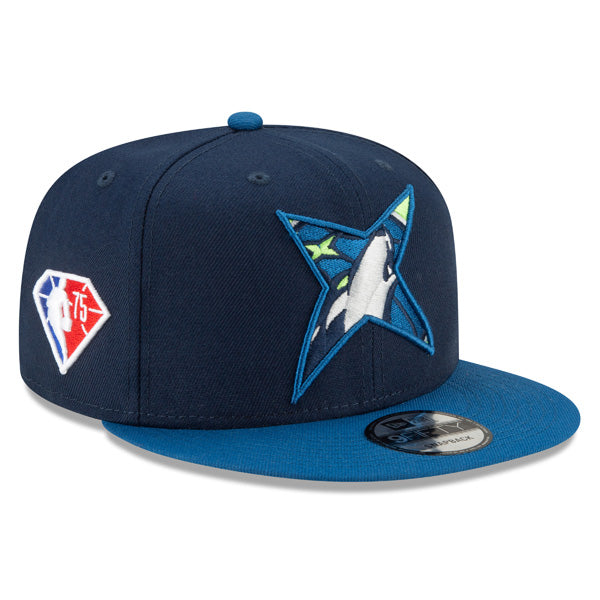 Minnesota Timberwolves New Era 2021 NBA Draft On-Stage 9FIFTY Snapback Adjustable Hat - Navy/Blue