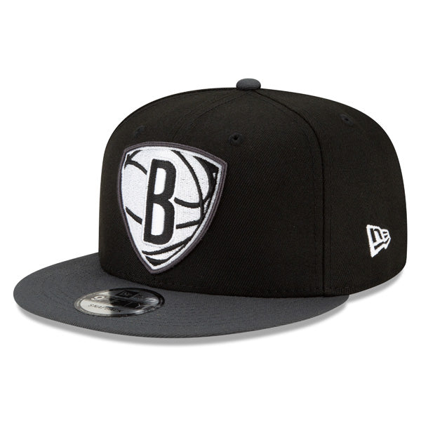 Brooklyn Nets New Era 2021 NBA Draft On-Stage 9FIFTY Snapback Adjustable Hat - Black/Gray