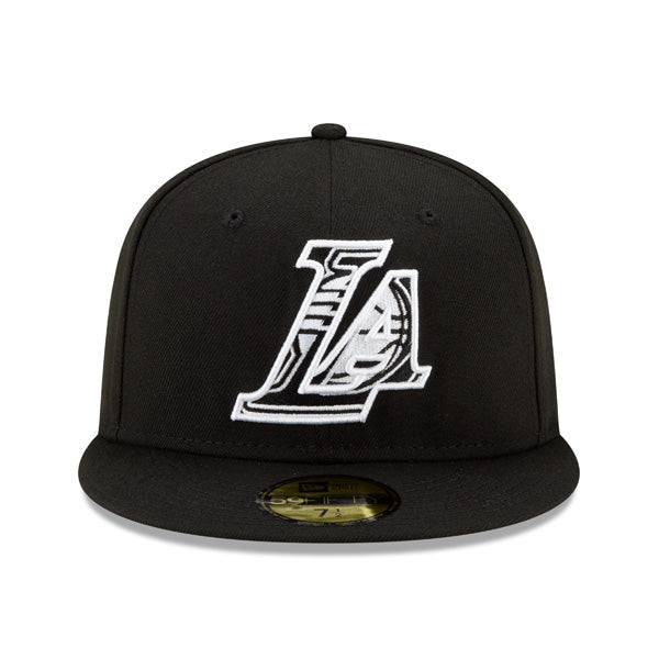 Los Angeles Lakers New Era 2021 NBA Draft SPECIAL 59FIFTY Fitted Hat - Black/White