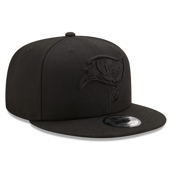 Tampa Bay Buccaneers New Era BLACK OUT 9Fifty Snapback NFL Hat - Black