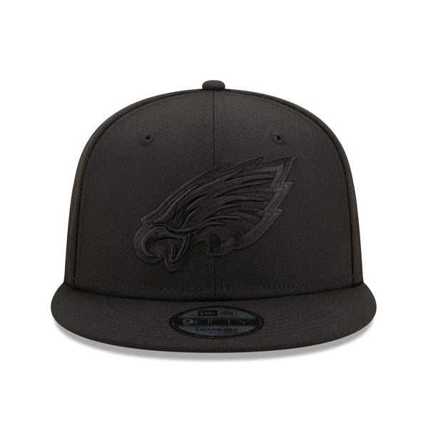 Philadelphia Eagles New Era BLACK OUT 9Fifty Snapback NFL Hat - Black