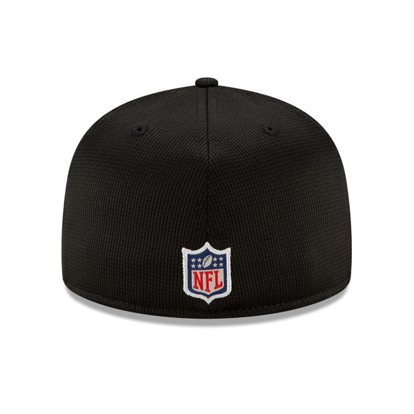 Las Vegas Raiders New Era 2021 NFL Official Sideline HOME 59Fifty Fitted Hat - Black/Silver