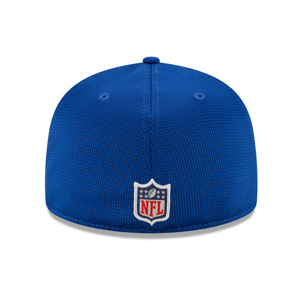 New York Giants New Era 2021 NFL Official Sideline HOME 59Fifty Fitted Hat - Royal/Red