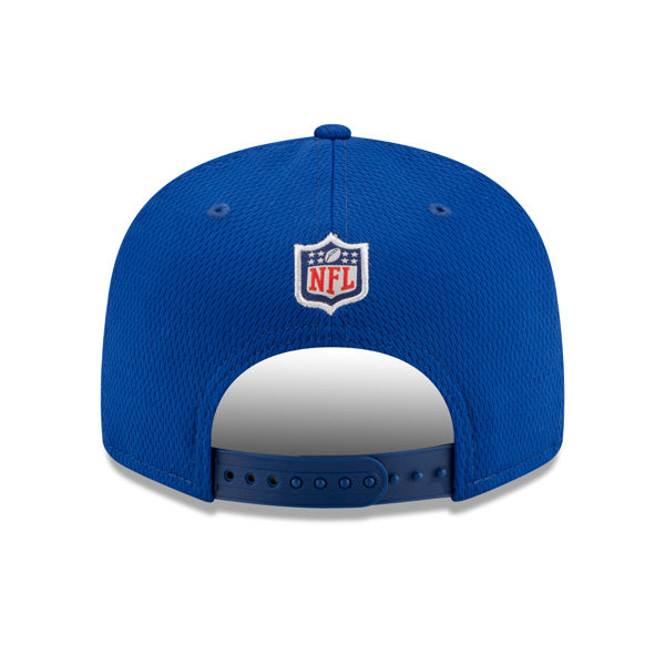 New York Giants New Era 2021 NFL Sideline Road 9FIFTY Snapback Hat - Royal/Black