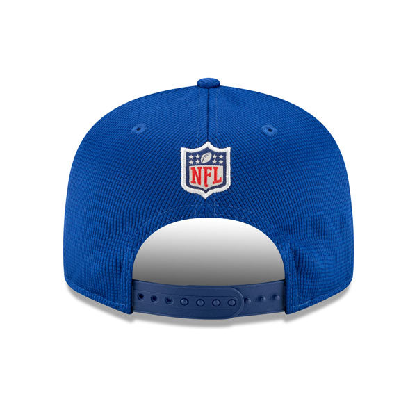 New York Giants New Era 2021 NFL Sideline Throwback HOME 9Fifty Snapback Hat - Royal/Red