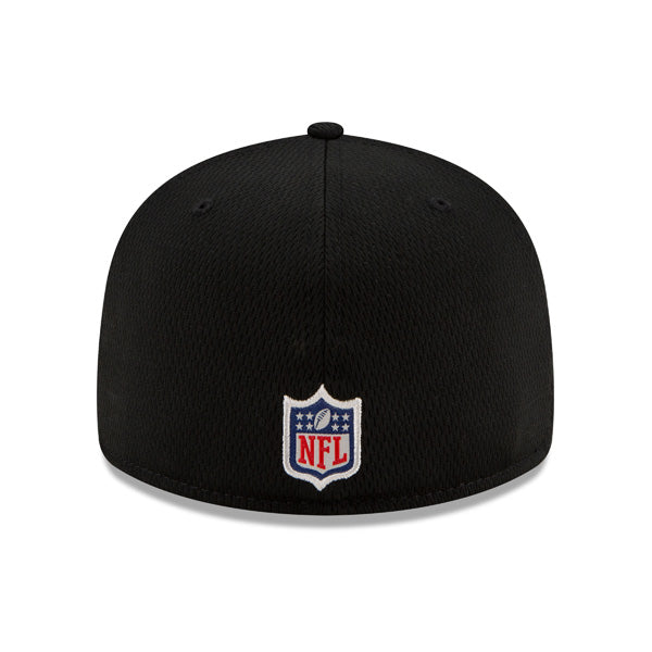 Cincinnati Bengals New Era 2021 NFL Official Sideline ROAD 59FIFTY Fitted Hat - Black/Orange