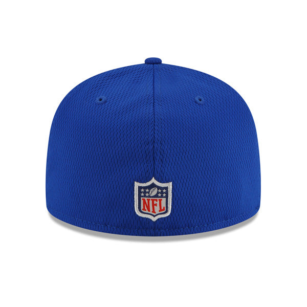 New York Giants New Era 2021 NFL Official Sideline ROAD 59FIFTY Fitted Hat - Royal/Black