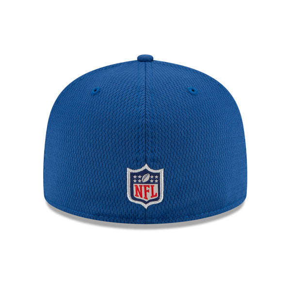 Indianapolis Colts New Era 2021 NFL Official Sideline ROAD 59FIFTY Fitted Hat - Royal/Black