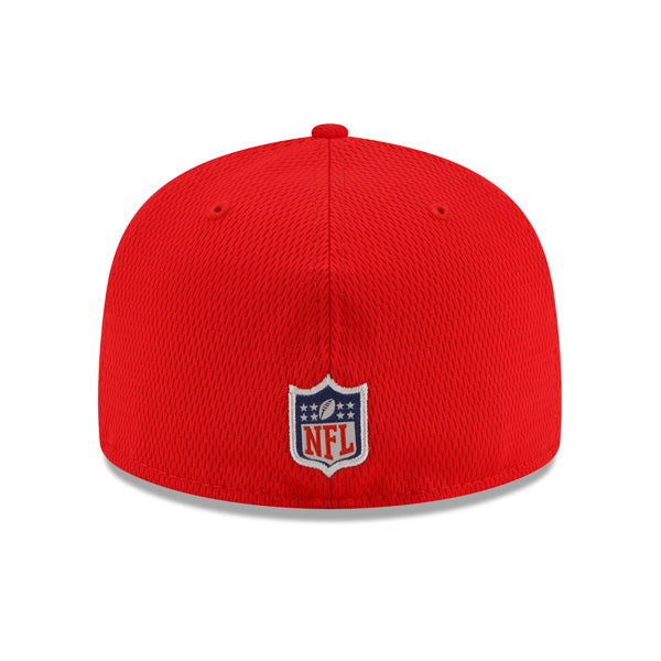 Kansas City Chiefs New Era 2021 NFL Official Sideline ROAD 59FIFTY Fitted Hat - Red/Black