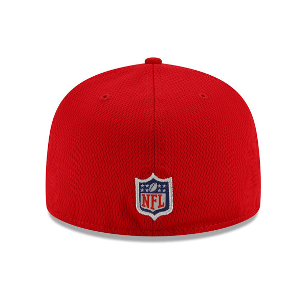 San Francisco 49ers New Era 2021 NFL Official Sideline ROAD 59FIFTY Fitted Hat - Red/Black