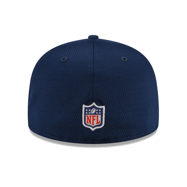 Tennessee Titans New Era 2021 NFL Official Sideline ROAD 59FIFTY Fitted Hat - Navy/Black