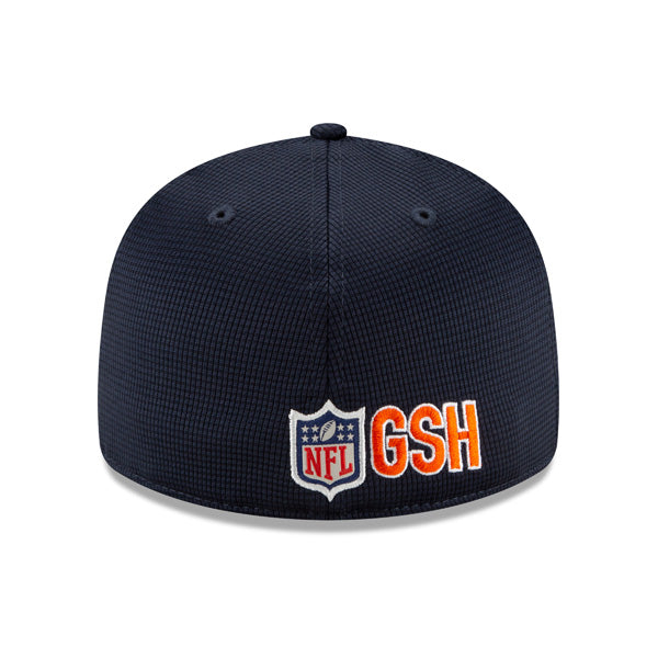 Chicago Bears New Era 2021 NFL Official Sideline ROAD 59FIFTY Fitted Hat - Navy/Black