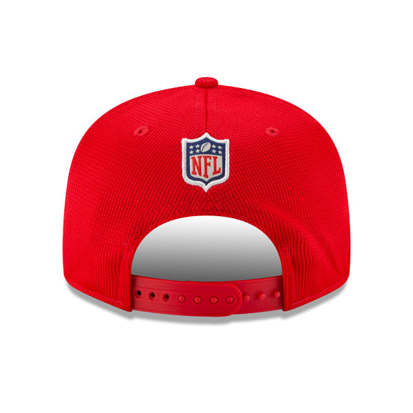 Kansas City Chiefs New Era 2021 NFL Sideline HOME 9Fifty Snapback Hat - Red/Yellow