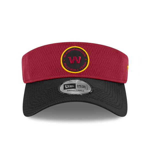 Washington Football Team New Era 2021 NFL Sideline Road Visor – Burgundy/Black